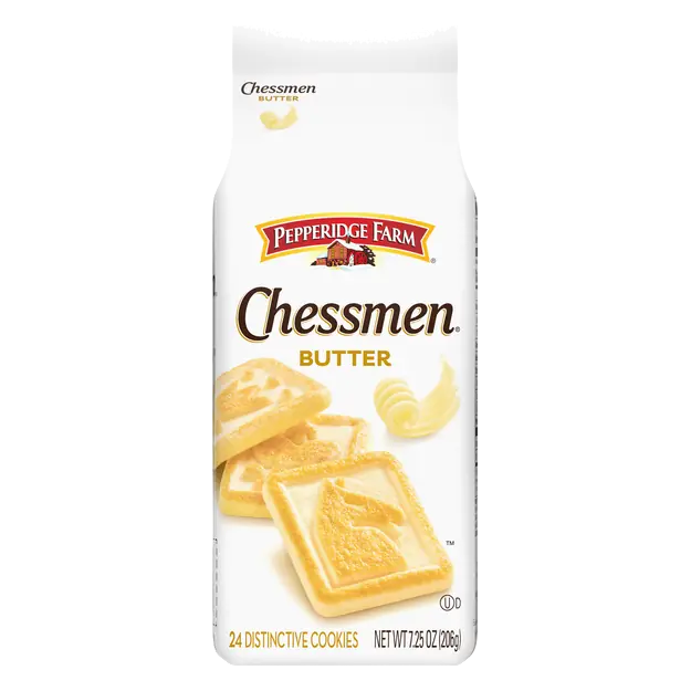 Chessmen Butter Cookies - 24 ct