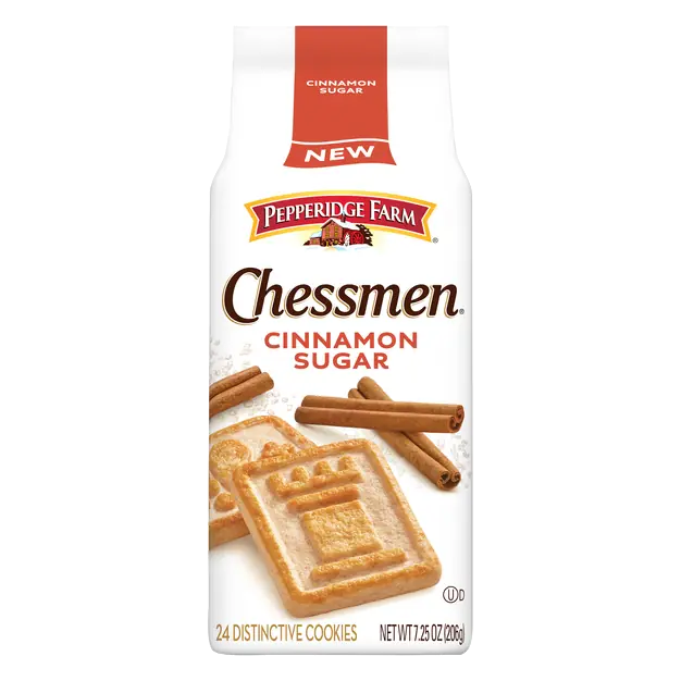 Chessmen Cinnamon Sugar Distinctive Cookies - 24 ct