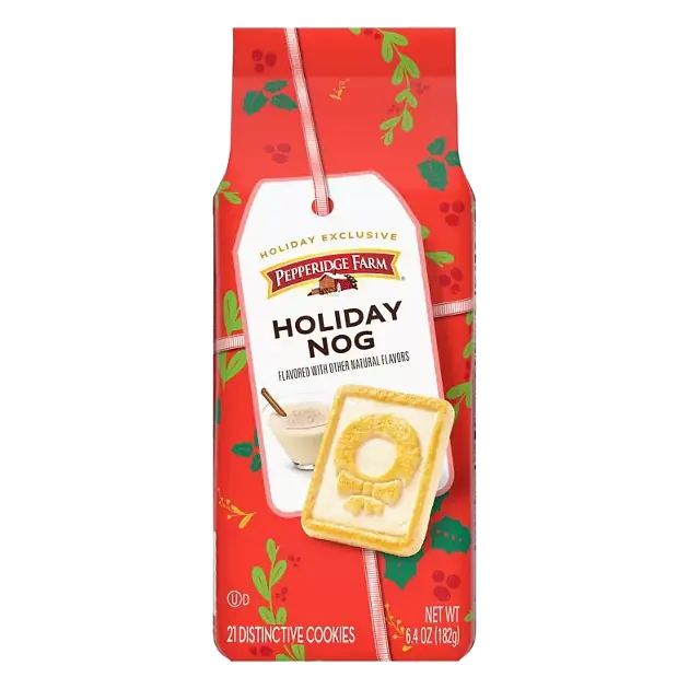 Chessmen Holiday Nog Flavored Butter Cookies