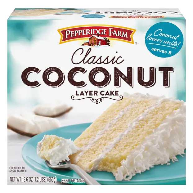 Classic Coconut Layer Cake Frozen