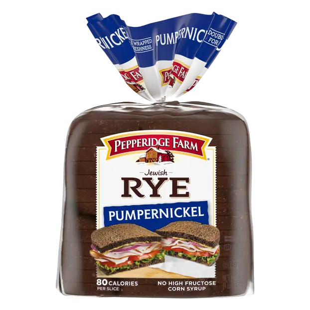 Dark Pump Jewish Pumpernickel Bread Sliced