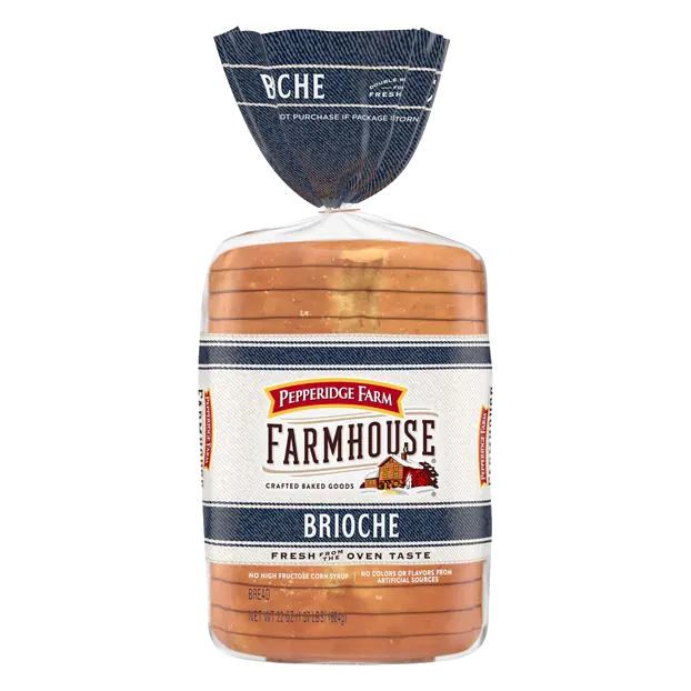 Farmhouse Brioche Thick Bread Sliced
