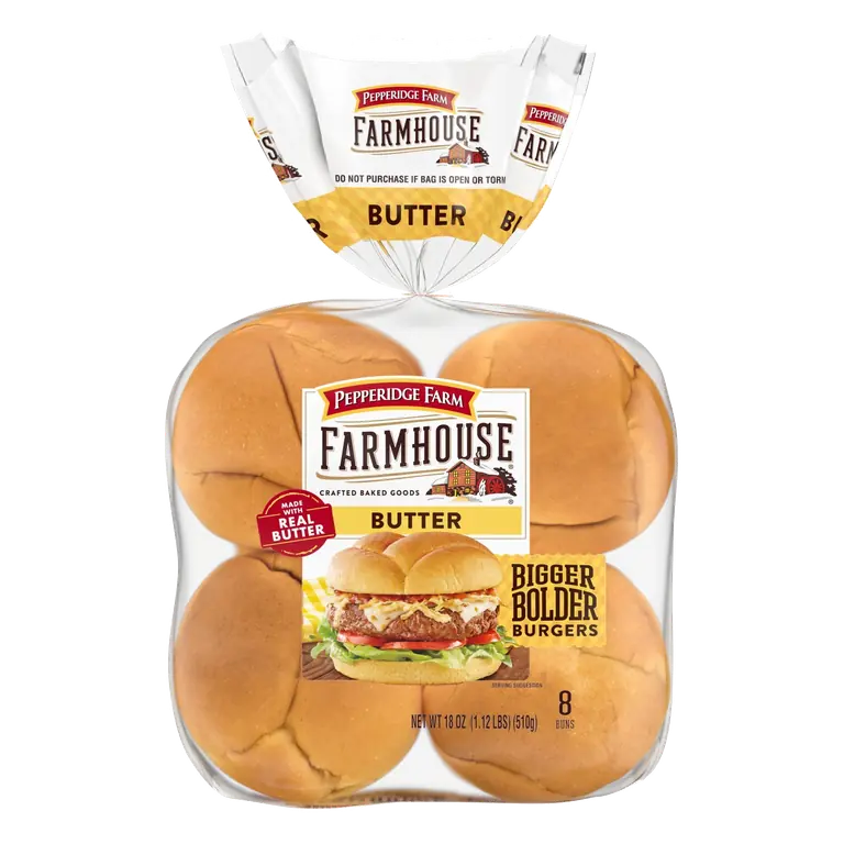 Farmhouse Butter Hamburger Buns