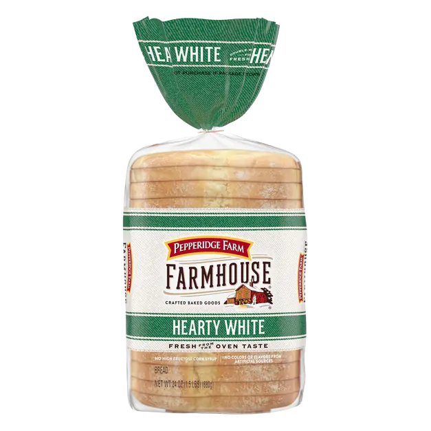 Farmhouse Hearty White Bread Sliced