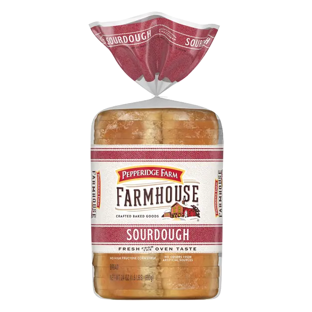 Farmhouse Sourdough Bread Sliced