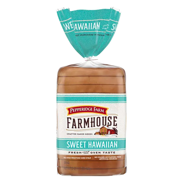 Farmhouse Sweet Hawaiian Bread Sliced