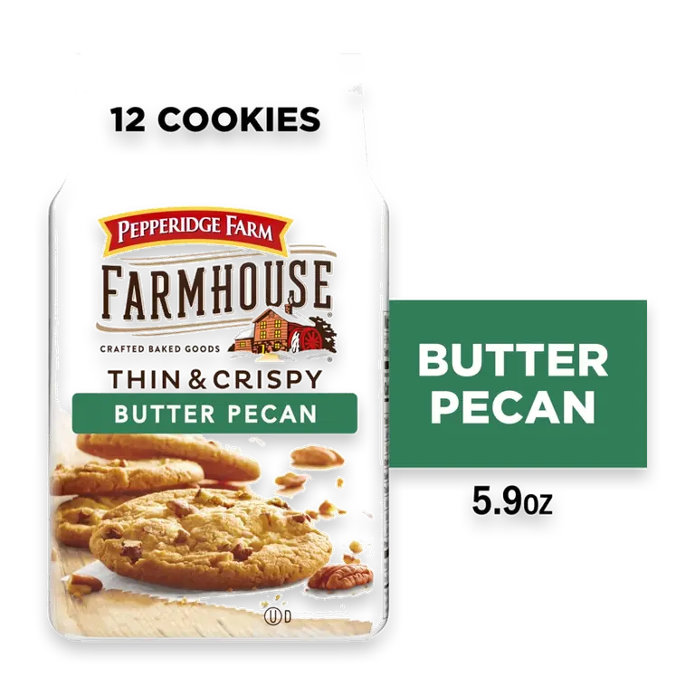 Farmhouse Thin & Crispy Butter Pecan Cookies