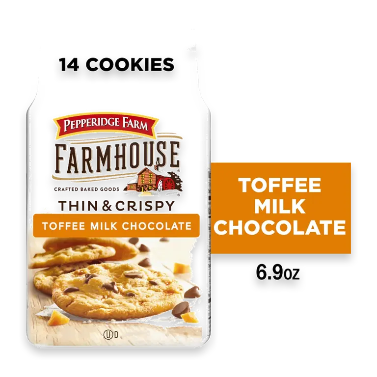 Farmhouse Thin & Crispy Toffee Milk Chocolate Chip Cookies