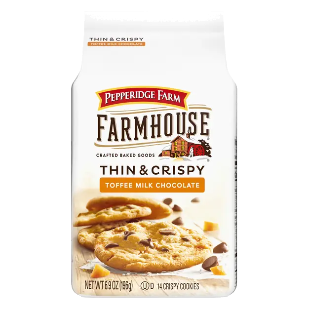 Farmhouse Thin & Crispy Toffee Milk Chocolate Cookies