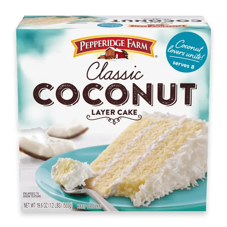 Frozen Coconut Layer Cake