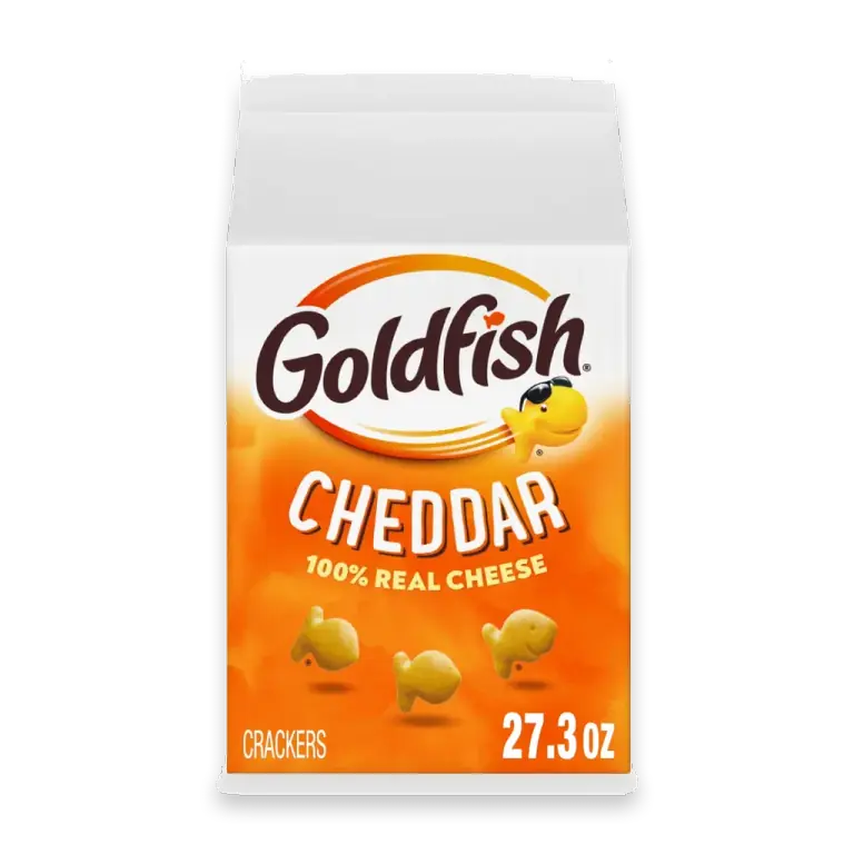 Goldfish Cheddar Cheese Crackers, 27.3 Oz Carton