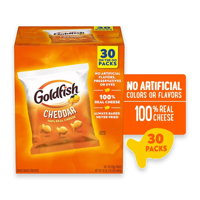Goldfish Cheddar Cheese Crackers Multipack