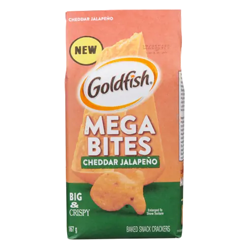 Crackers Mega Bites Cheddar Jalapeno 167 g