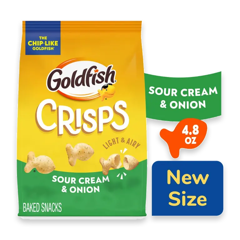 Goldfish Crisps Sour Cream & Onion Crisp Crackers