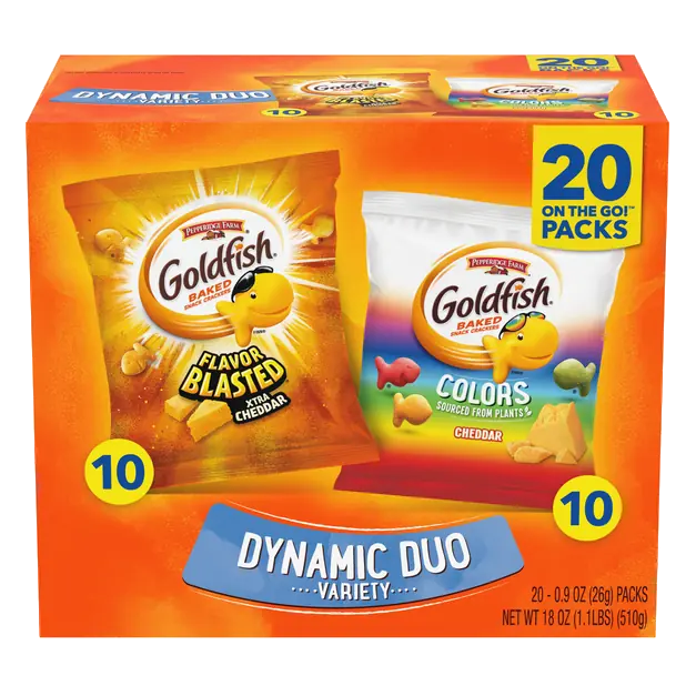 Dynamic Duo Baked Crackers Variety Packs - 20 ct
