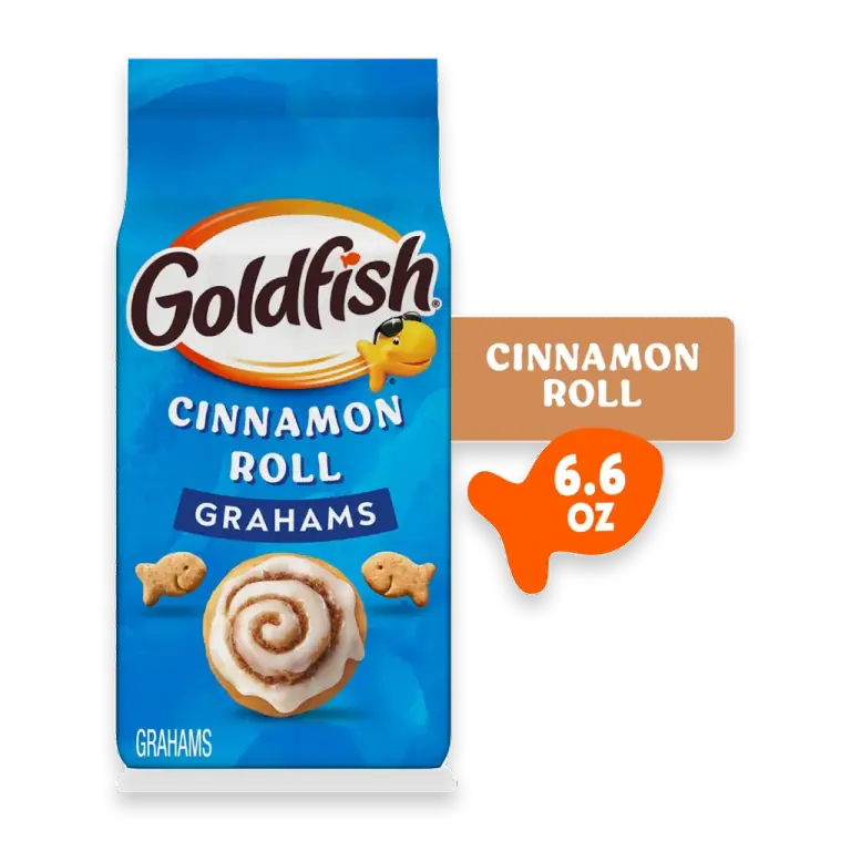 Goldfish Grahams Cinnamon Roll Baked Graham Crackers