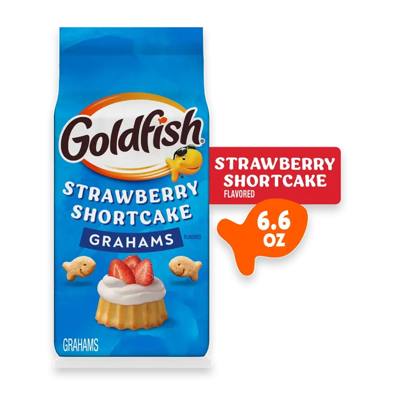 Goldfish Grahams Strawberry Shortcake Flavored Baked Graham Crackers