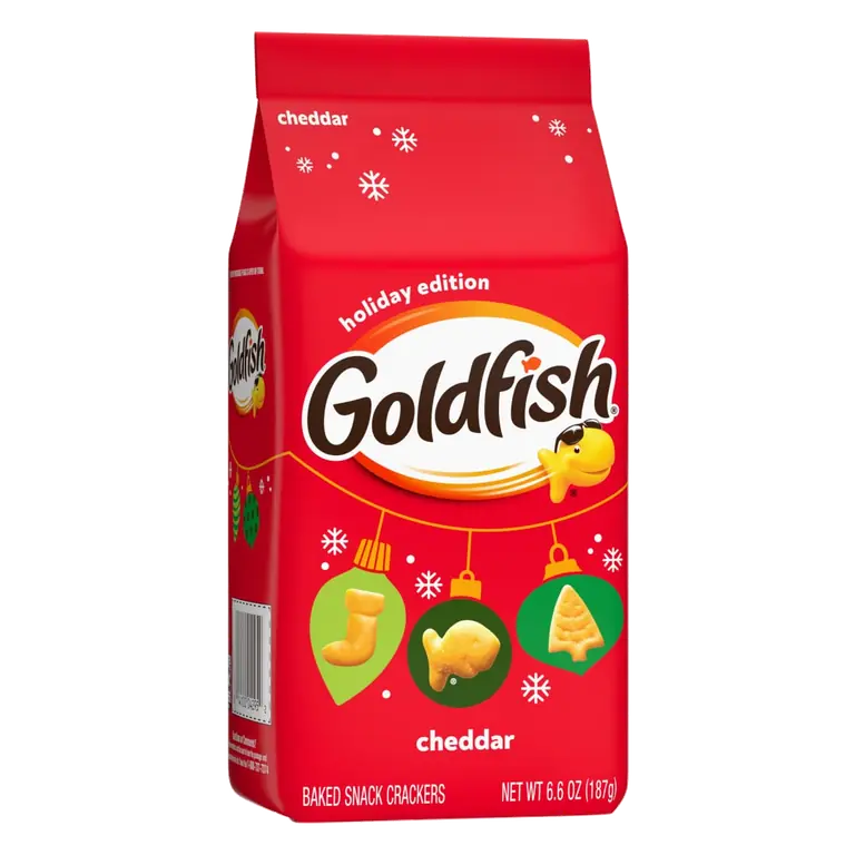 Goldfish Holiday Shapes Cheddar Crackers
