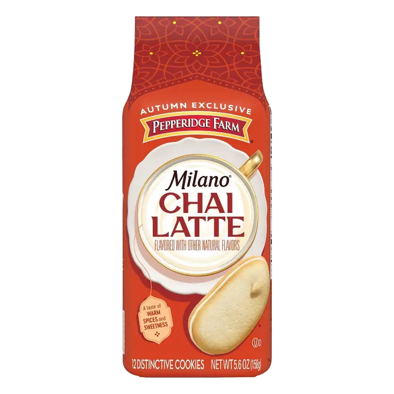 Pepperidge Farm Milano Chai Latte Cookies, 5.6oz: No Artificial Preservatives, No Artificial Flavors, No High Fructose Corn Syrup