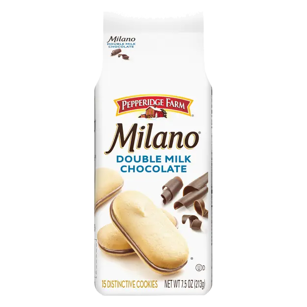 Milano Double Milk Chocolate Sandwich Cookies - 15 ct