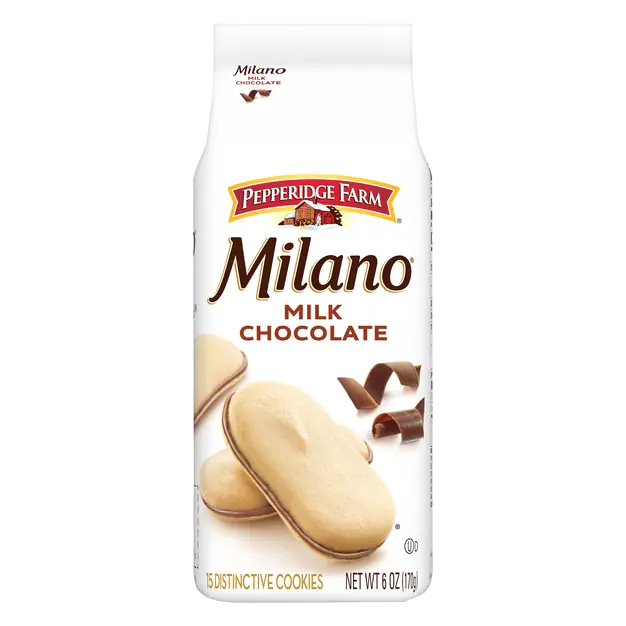 Milano Milk Chocolate Sandwich Cookies - 15 ct
