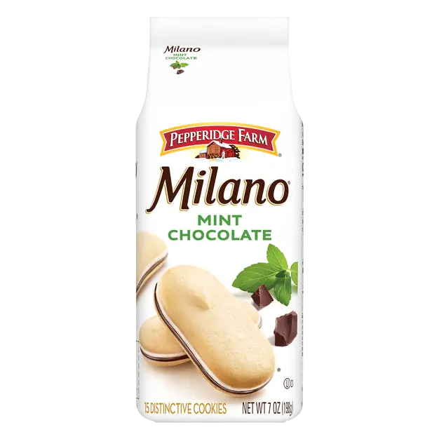 Milano Mint Chocolate Sandwich Cookies - 15 ct