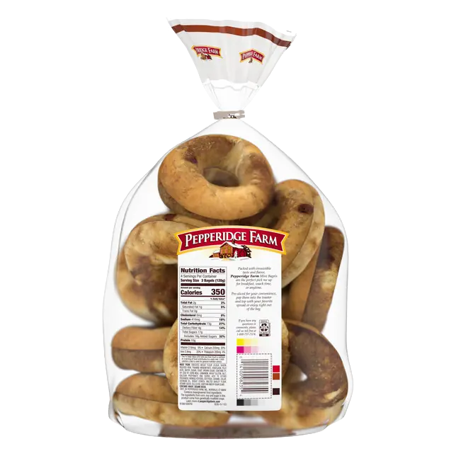 Mini Brown Sugar Cinnamon Bagels