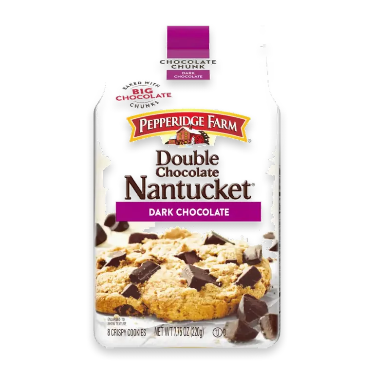 Nantucket Crispy Double Dark Chocolate Chunk Cookies