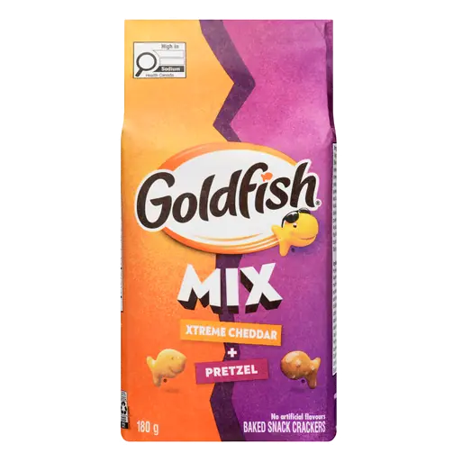 Gold Fish Mix Xtreme Cheddar + Pretzel 180 g
