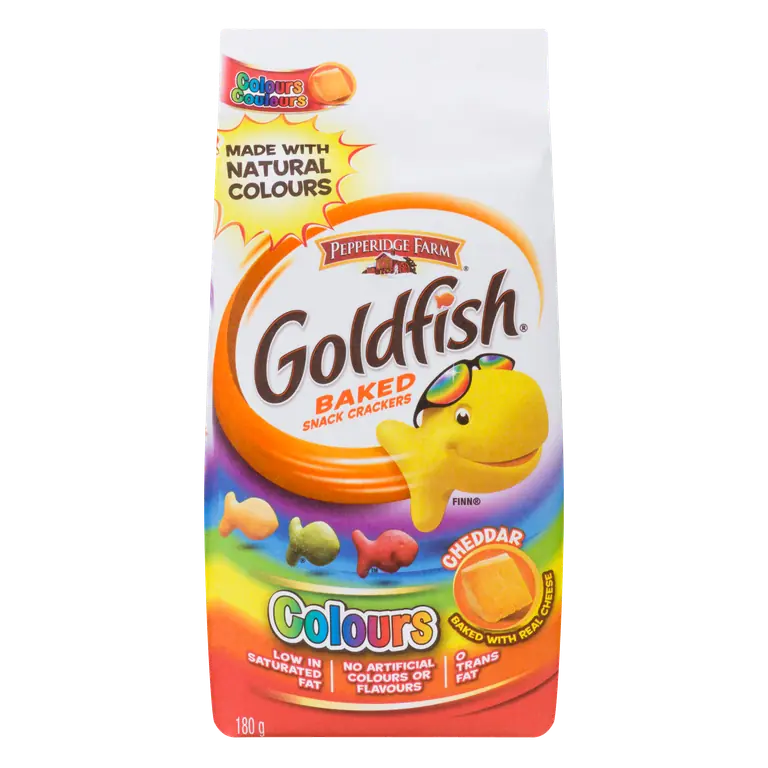 Goldfish Crackers Cheddar Colours 180 g