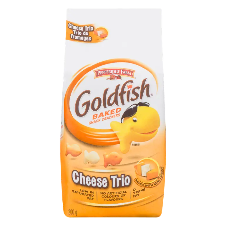 Goldfish Crackers Cheese Trio 200 g