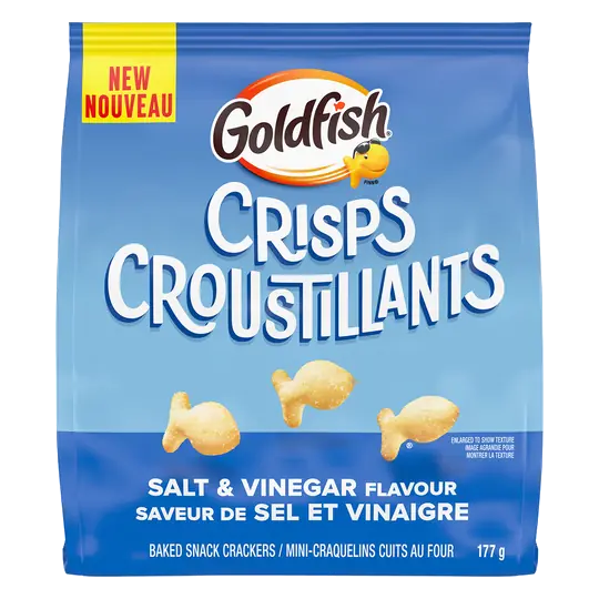 Goldfish Crackers Salt & Vinegar 177 g