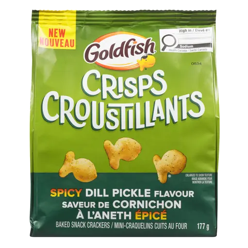 Goldfish Crackers Spicy Dill Pickle 177 g