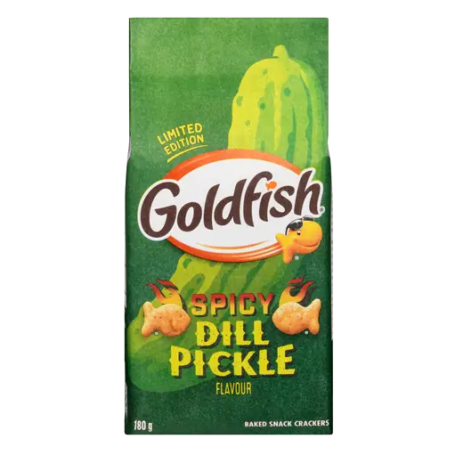Goldfish Crackers Spicy Dill Pickle 180 g