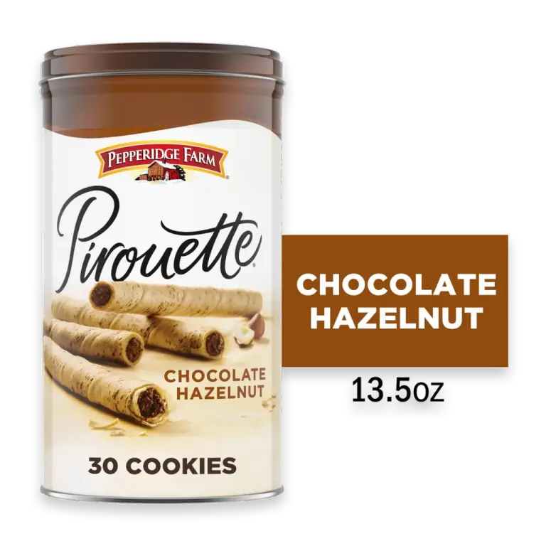 Pirouette Chocolate Hazelnut Creme Filled Wafer Cookies