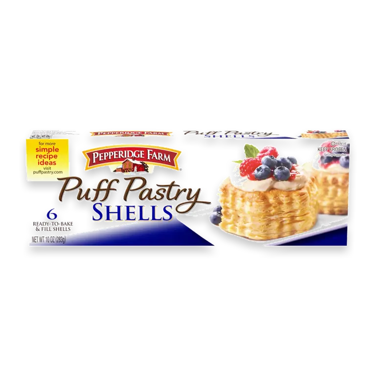 Puff Pastry Shells Frozen 6-Count