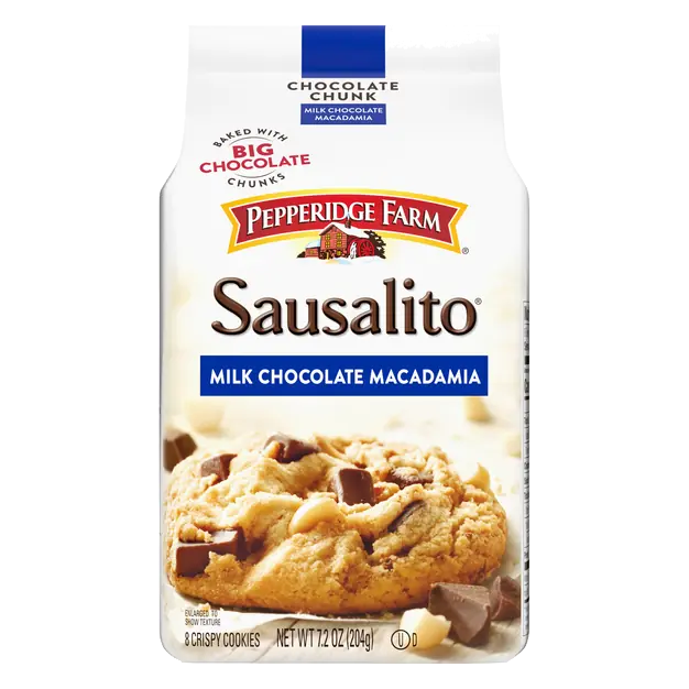 Sausalito Crispy Milk Chocolate Macadamia Cookies