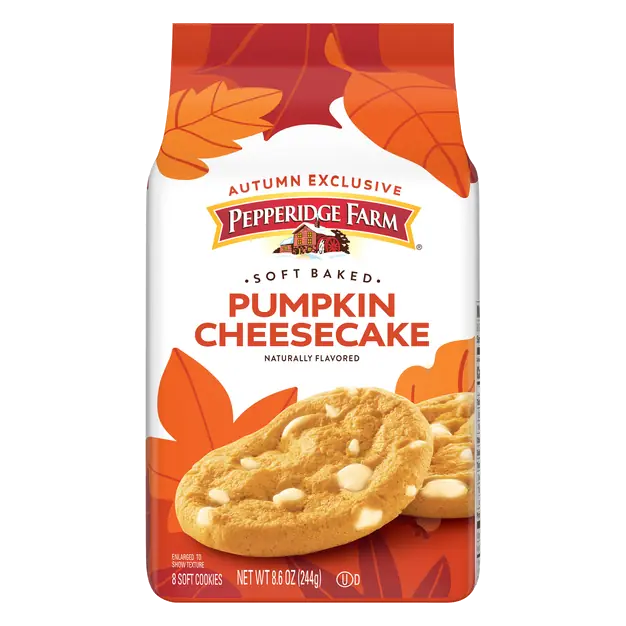 Soft Baked Cookies Pumpkin Cheesecake - 8 ct