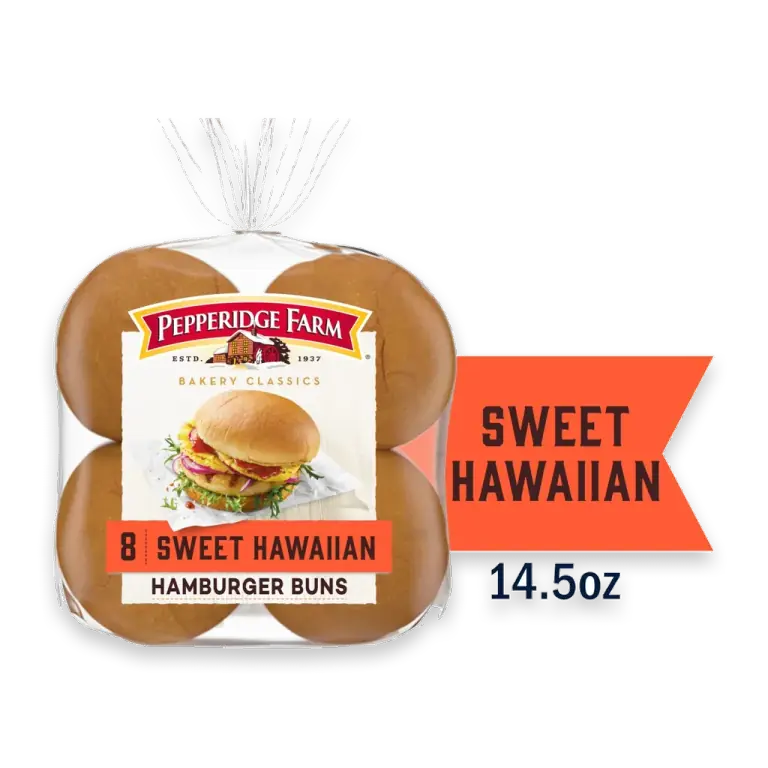 Sweet Hawaiian Hamburger Buns
