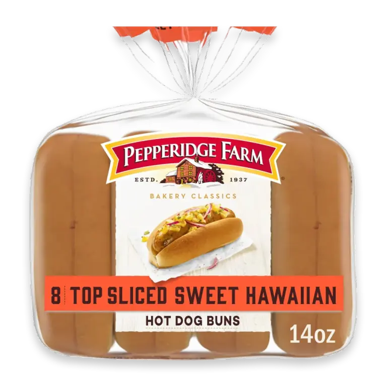 Sweet Hawaiian Hot Dog Buns