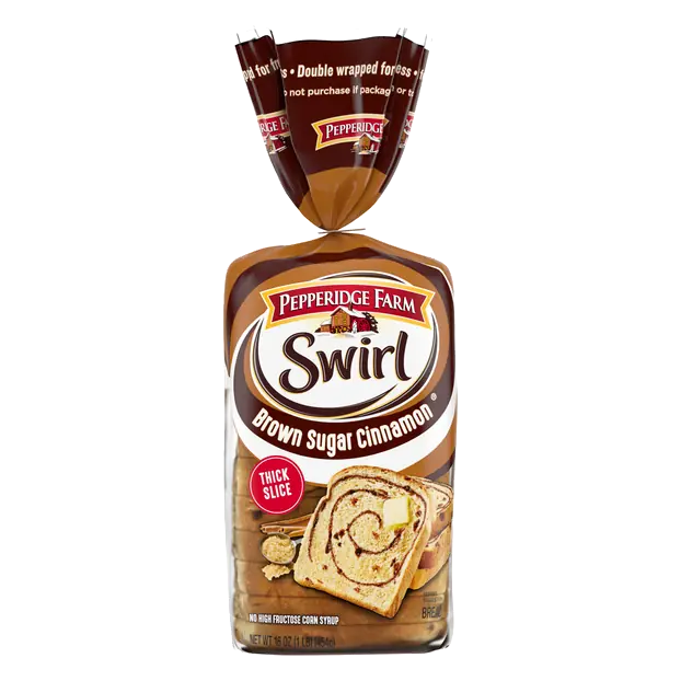 Swirl Brown Sugar Cinnamon Thick Bread Sliced
