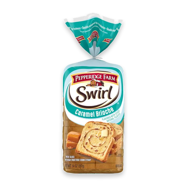 Swirl Caramel Brioche Flavored Bread