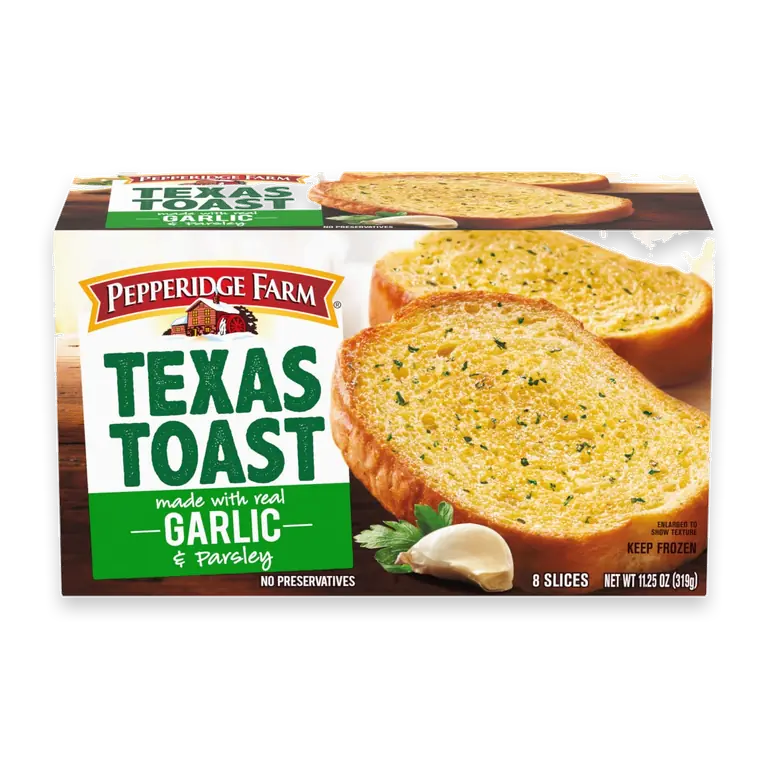 Texas Toast Frozen Garlic Bread 8 Slices