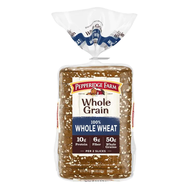 Whole Grain 100% Whole Wheat Bread