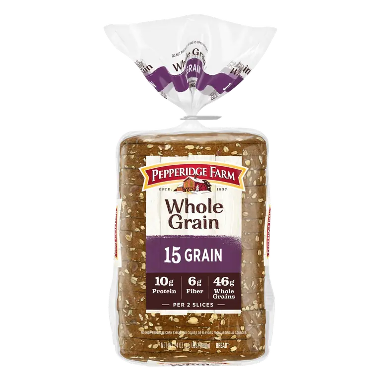 Whole Grain 15 Grain Bread