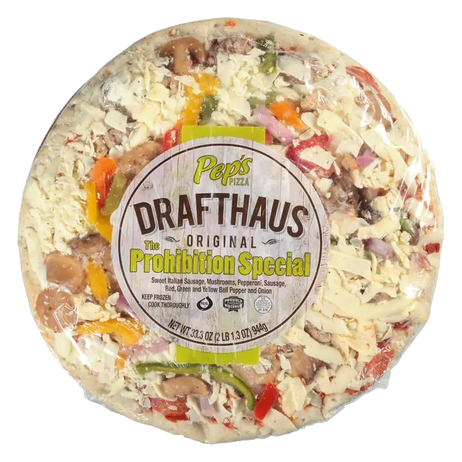 Pep's Drafthaus Pizza, Original, the Prohibition Special