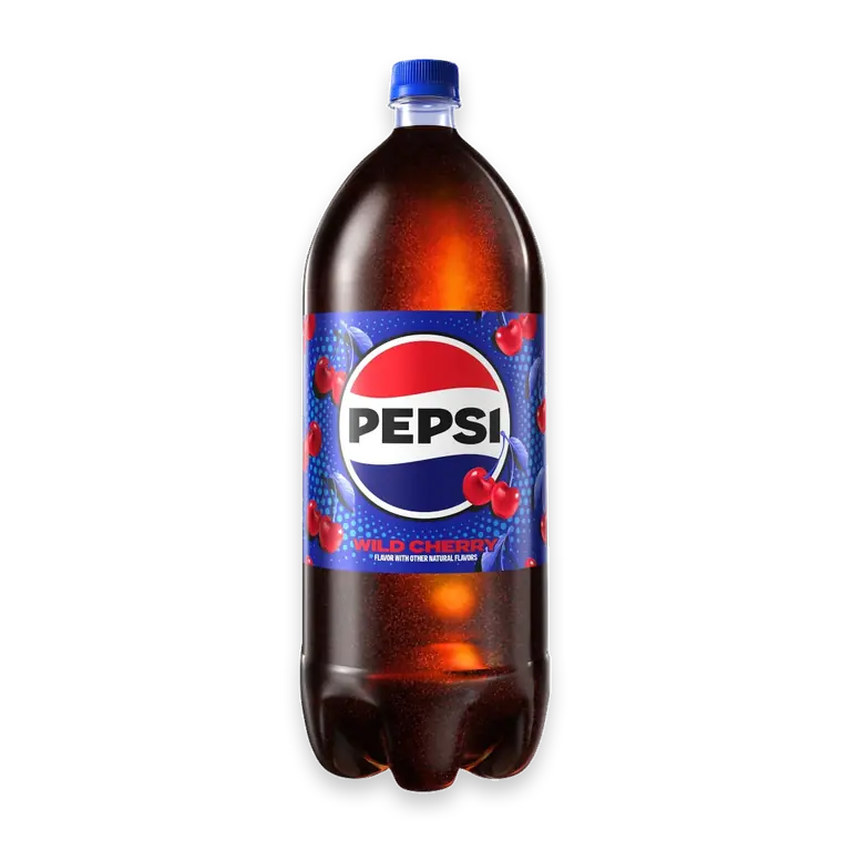 Cola Wild Cherry Soda Bottle