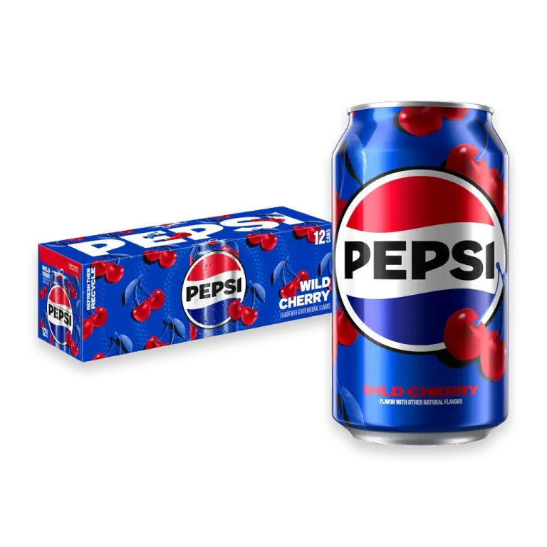 Cola Wild Cherry Soda Cans