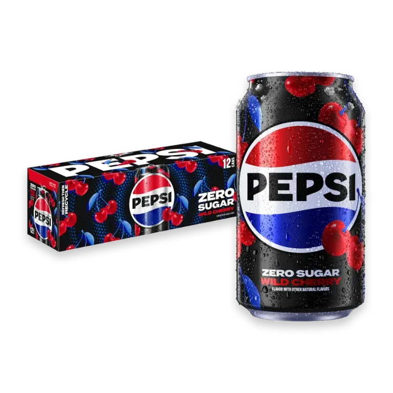 Cola Wild Cherry Zero Sugar Soda Cans