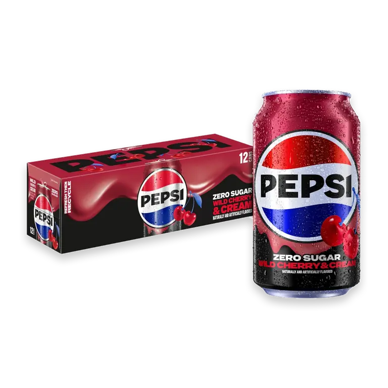 Cola Zero Sugar Wild Cherry & Cream Soda Cans